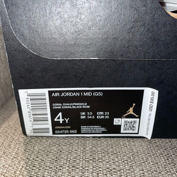 Air Jordan 1 Mid Coral Chalk Pinksicle 💖 - Picture 9 of 11